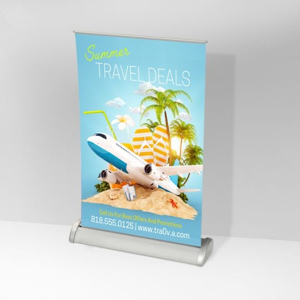 Table-Top Banner Stand